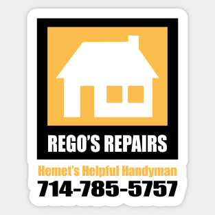 Rego's Repairs Sticker